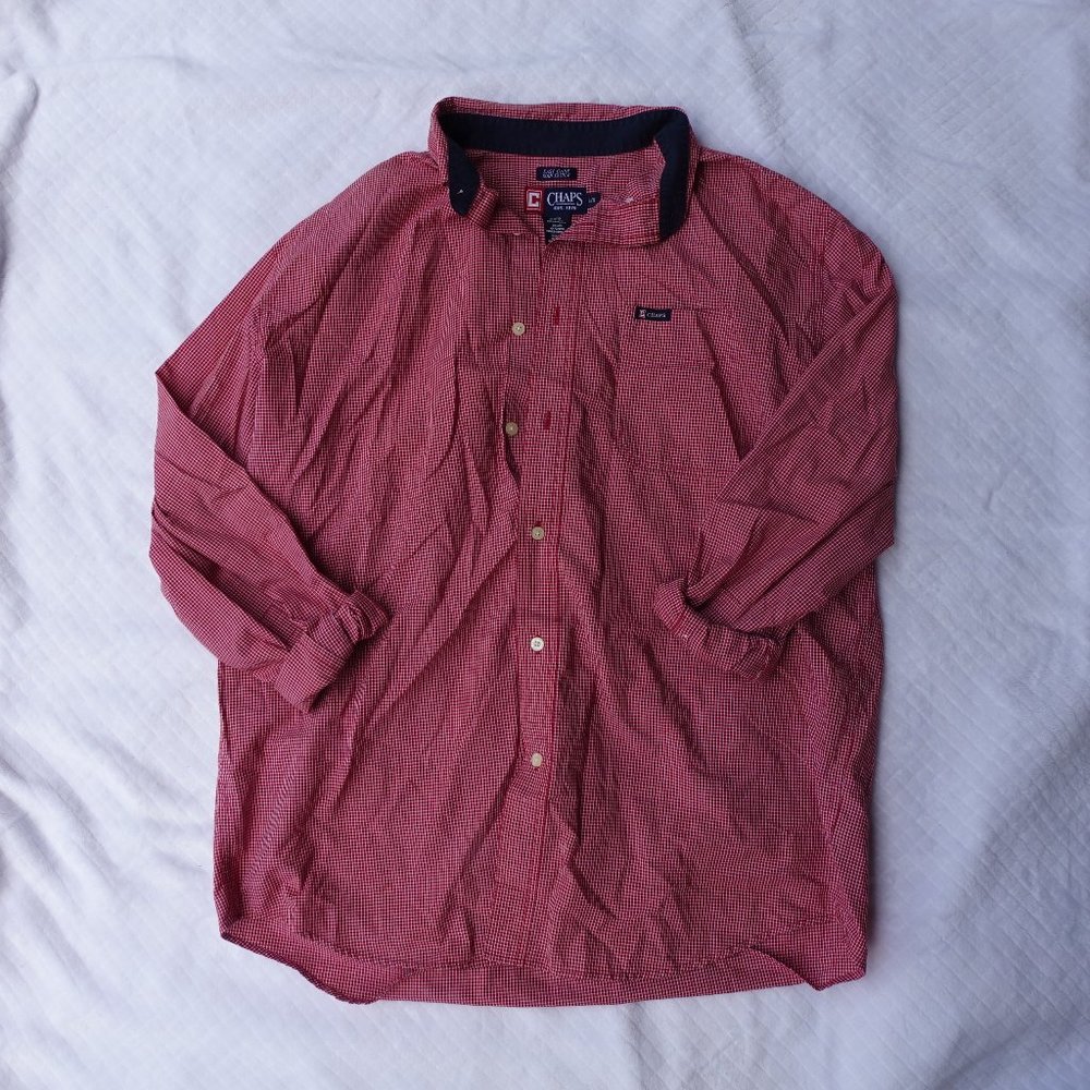 Red Chaps button-up shirt